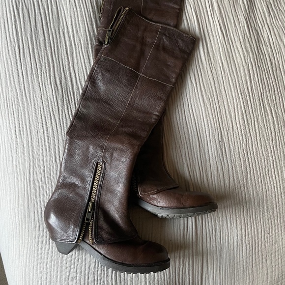 ASH Over The Knee Brown Boots Size 6 - Picture 1 of 5